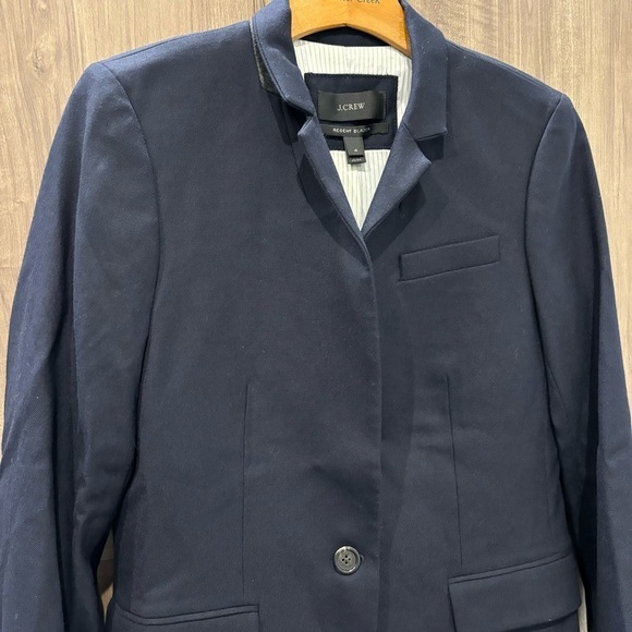 J Crew Regent Wool Blazer size 4 Navy Blue - Picture 6 of 11